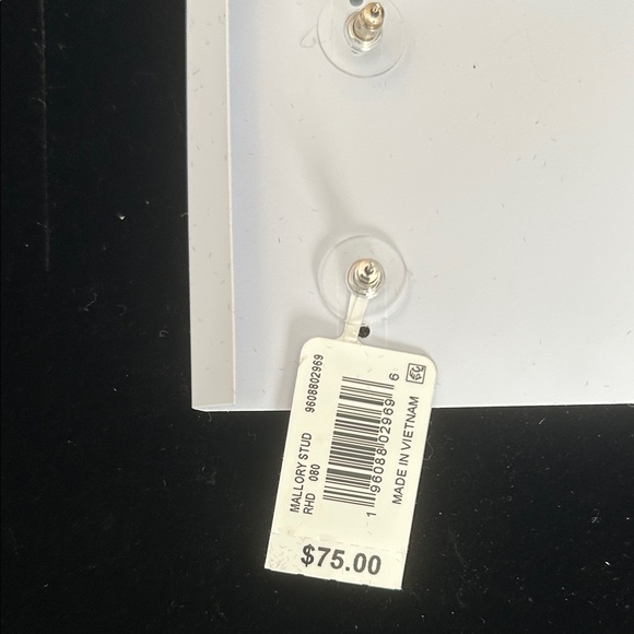 Kendra Scott Silver Square Stud Earrings